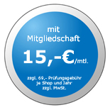 Mitgliedschaftsbeitrag nur 15,- EUR pro Monat